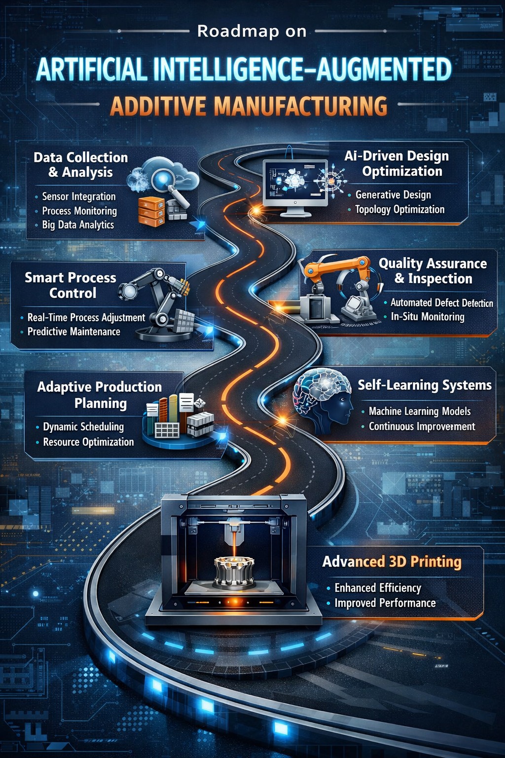 Roadmap on Artificial Intelligence-Augmented Additive Manufacturing