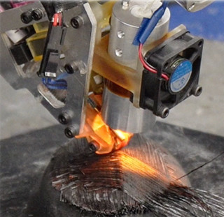 Feedrate optimization based on transient thermal modeling for IR-assisted 3D compaction printing of continuous carbon fiber-reinforced thermoplastics on curved surfaces