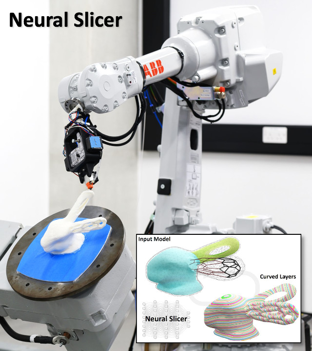 Neural Slicer for Multi-Axis 3D Printing