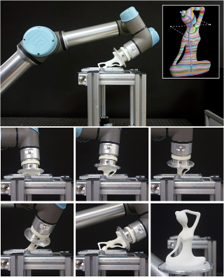 Curve-Based Slicer for Multi-Axis DLP 3D Printing