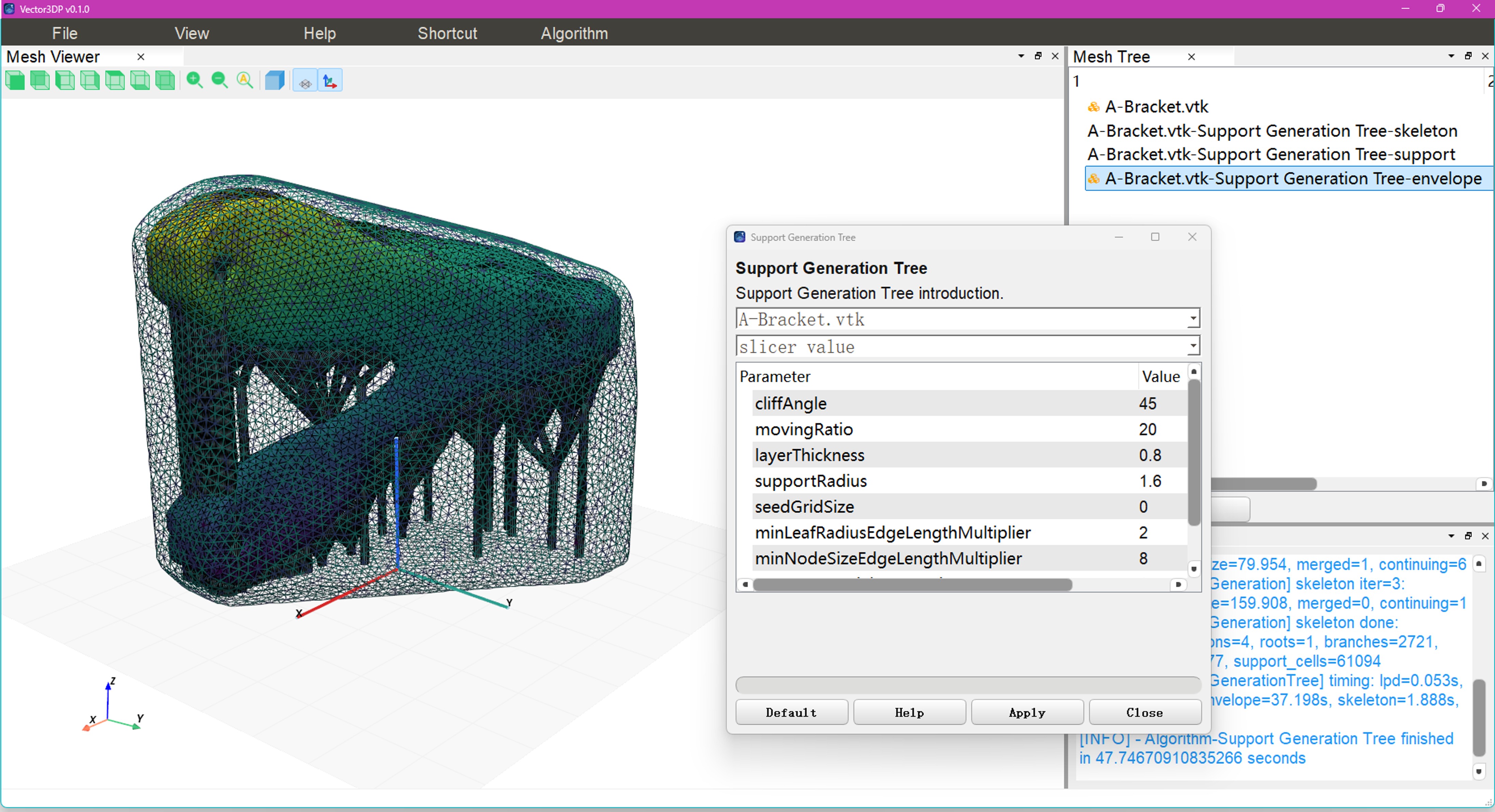 Vector3DP and Digital Manufacturing Lab result visual